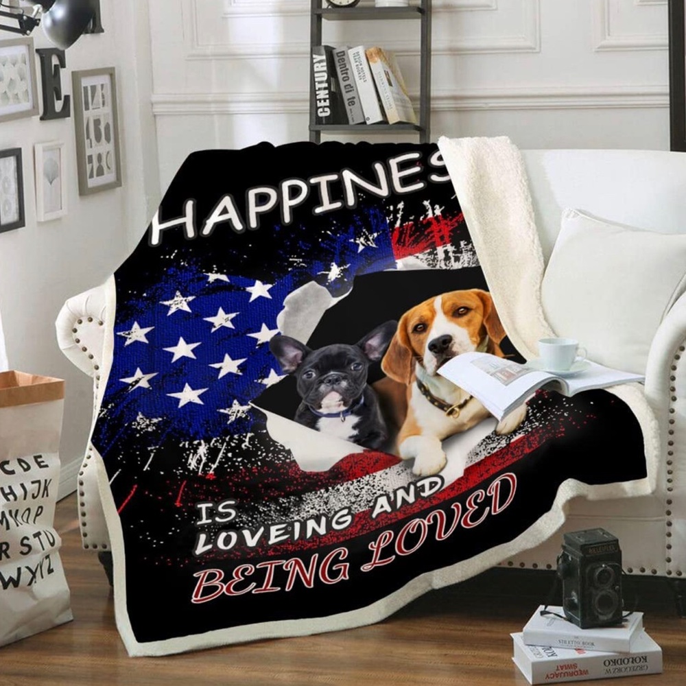 Onecmore Brand American Flag Blanket